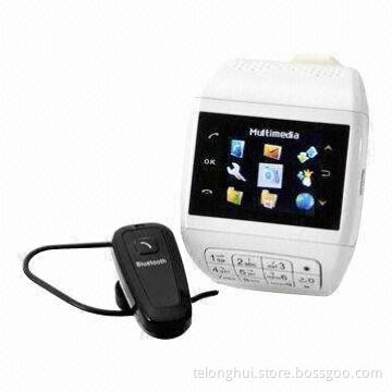 Bluetooth Smart Watch Mobile Phone, Anti-lost, Synchronization of Calls and SMS with Cell Phone Case